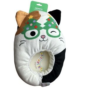 Toddler/Kids Size 13/1 Cam Calico Cat Christmas Squishmallow Plush Slippers
